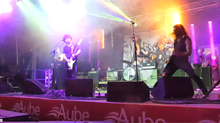 Yarol Poupaud 2023 07 08 live at Romilly Biker Trophy picture